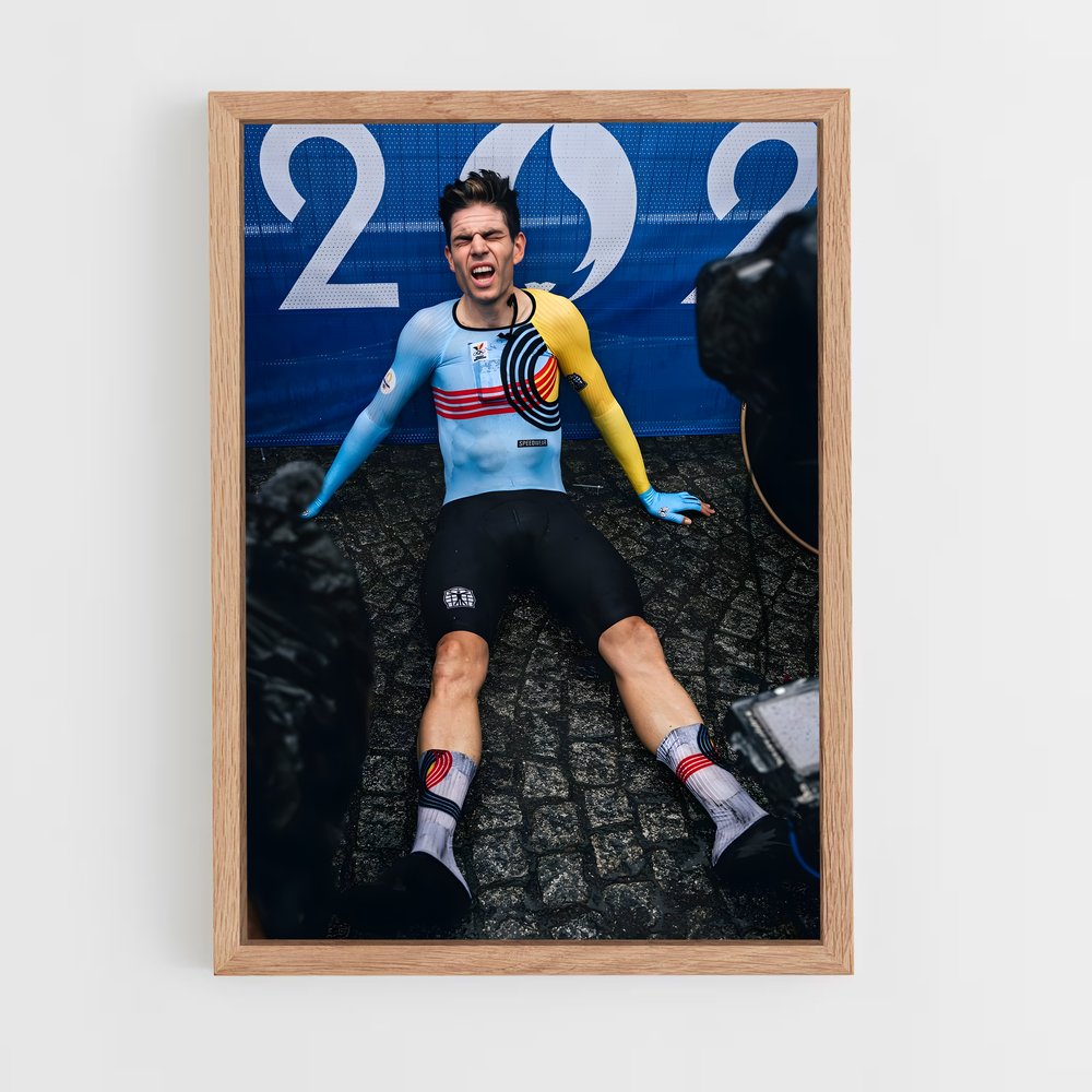 Poster Wout de van – affiche Cyclisme (vue 4)